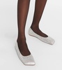 Ane embellished suede ballet flats