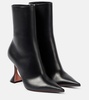 Giorgia 95 leather ankle boots
