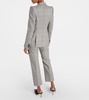 Houndstooth wool blazer