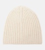 Face ribbed-knit wool beanie