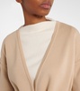Tiberio belted virgin wool cardigan