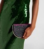 Purist Mini glitter clutch