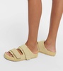 x Tekla Uji suede slides