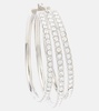 Vittoria crystal-embellished hoop earrings
