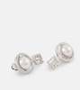 Faux pearl embellished clip-on earrings 