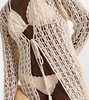 Crochet cotton cardigan