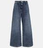 Stella high-rise wide-leg jeans