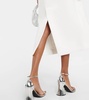 Strapless midi dress