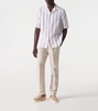 Linen slim pants