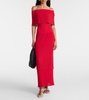 Pascale ribbed-knit jersey top