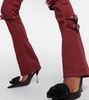 Cutout mid-rise boyfriend jeans