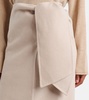 Zuppa wool and cashmere wrap skirt