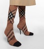 Vintage Check 105 sock boots