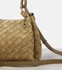 Parachute Small suede shoulder bag