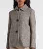 Wool and cotton-blend jacket