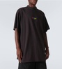 Printed oversized cotton T-shirt