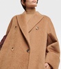 Caronte oversized camel wool coat 