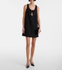 Delis sequined cutout crêpe minidress