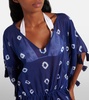Tie-dye cotton kaftan