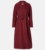 Wool wrap coat