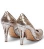 Distressed metallic pumps