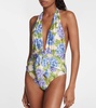 Mangostino Hortensia halterneck swimsuit