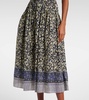 Lyria floral cotton-blend midi dress