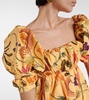 Canoa Habitat cotton midi dress