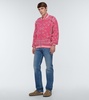 Bandana jacquard cotton bomber jacket