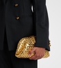 Lauren 1980 Small mirrored leather clutch