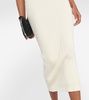 Knitted cotton midi dress