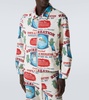 Enrichment printed cotton jacket