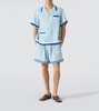 Seedling Stripe linen shirt