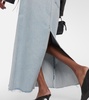 Hilla denim maxi skirt