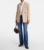 Cotton and silk blazer