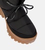 Padded ankle boots