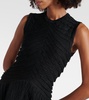 Gathered midi dress