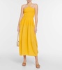 Halterneck midi dress
