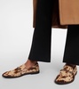 Falabella printed velvet loafers