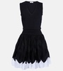V-neck minidress