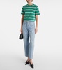 90's Crop mid-rise straight jeans