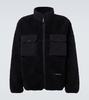 Wool-blend fleece jacket
