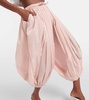 Low-rise wide-leg pants