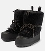 Shearling-trimmed snow boots