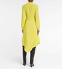 Silk midi dress