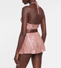 Jacquard miniskirt