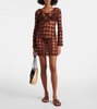 Crochet cotton minidress