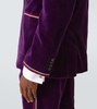 Showcase cotton velvet suit jacket