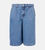 Gran Canaria high-rise wide-leg shorts