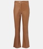 Sublime faux leather flared pants